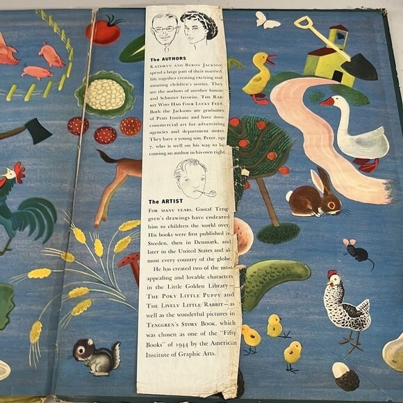 Farm Stories A Giant Golden Book 100 Pictures in Full Color Gustaf Tenggren - Picture 11 of 14